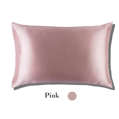 22 Momme 100% Natural Mulberry Silk Pillowcase with OEKO-TEX Front in Real Silk & Back in Lenzing Tencel Fabric,Silk Pillow Case