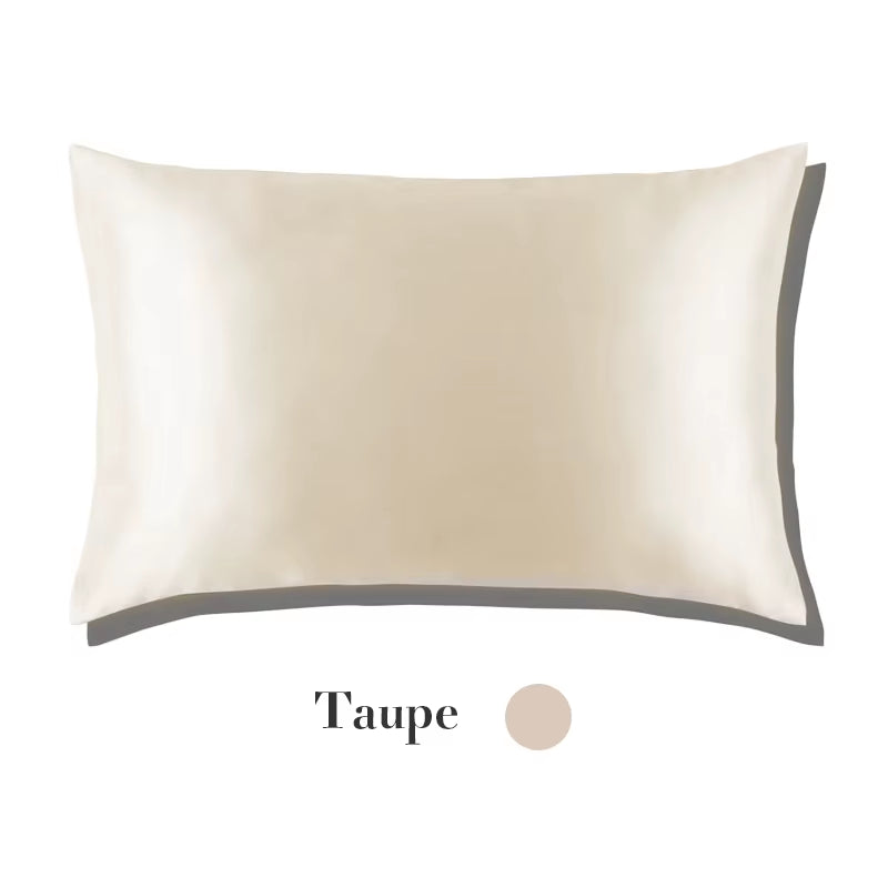 22 Momme 100% Natural Mulberry Silk Pillowcase with OEKO-TEX Front in Real Silk & Back in Lenzing Tencel Fabric,Silk Pillow Case